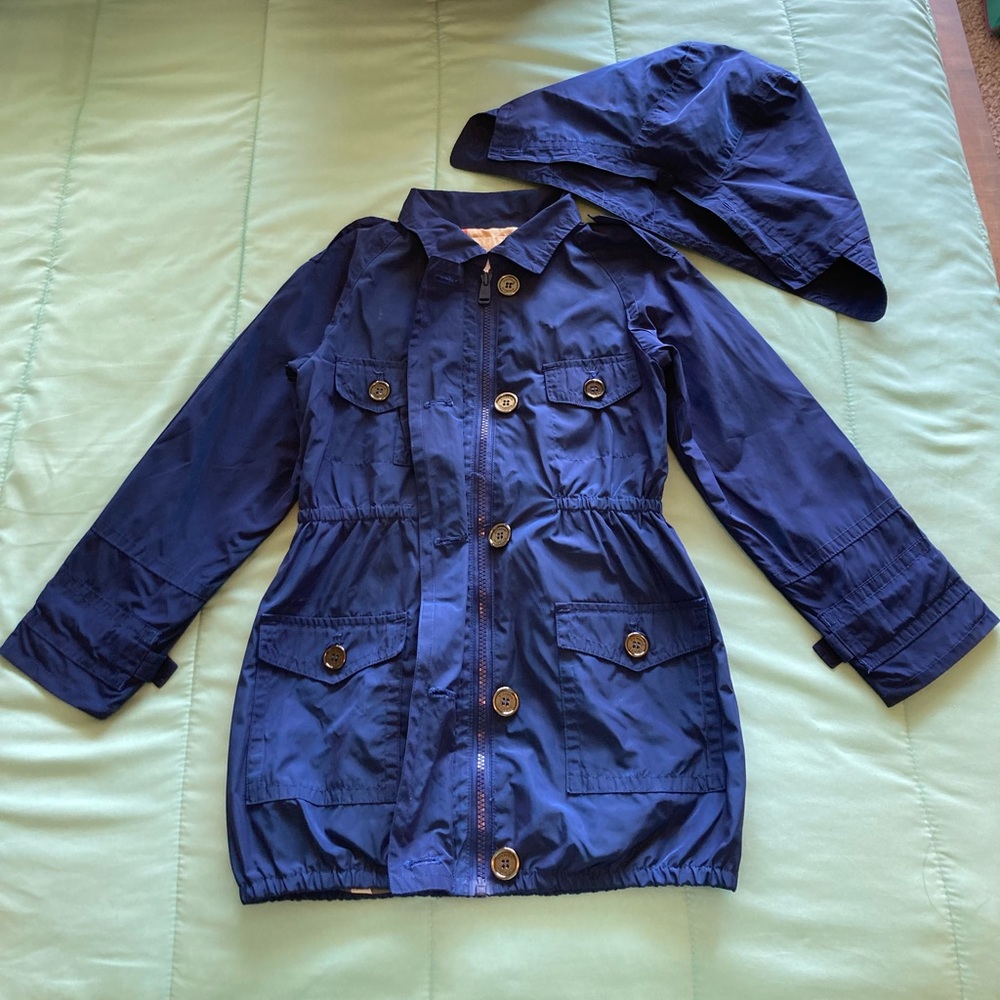 Navy Blue BURBERRY Raincoat